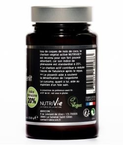 Activated Vegetable Charcoal + Turmeric & Dandelion, 60 capsules